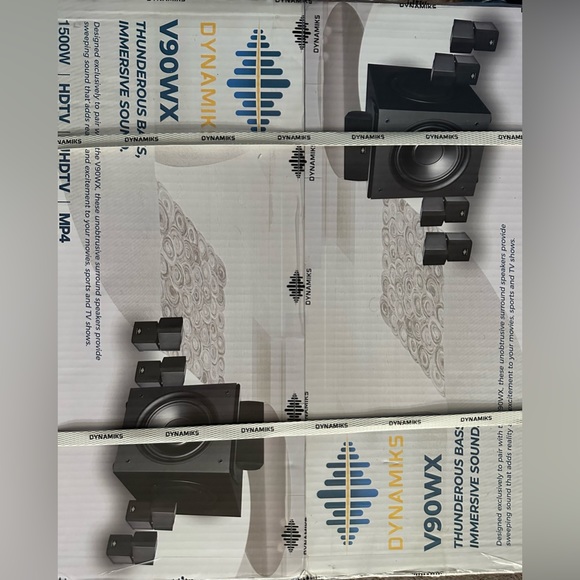 Dynamiks home surround sound. Ready to use brand new - Picture 3 of 5